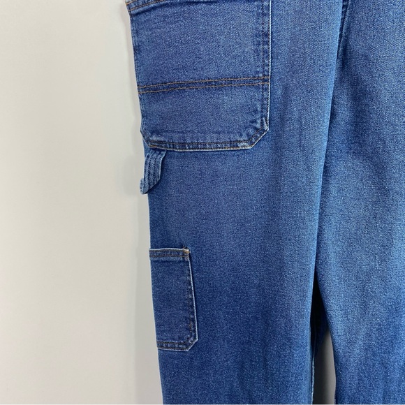 Dickies Overalls Womens 2XL Blue Relaxed Straight Workwear Bibs Adjustable - Picture 15 of 16